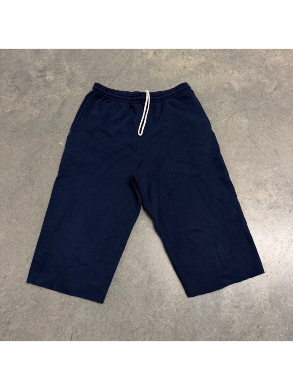 Russell Athletic 2000s Navy Blue Cutoff Sweatpants
